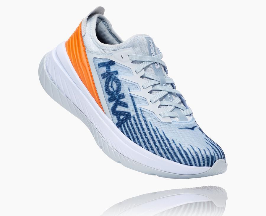 Zapatillas Running Hoka One One Hombre - Carbon X-Spe - Blancas/Azules - RKN758364